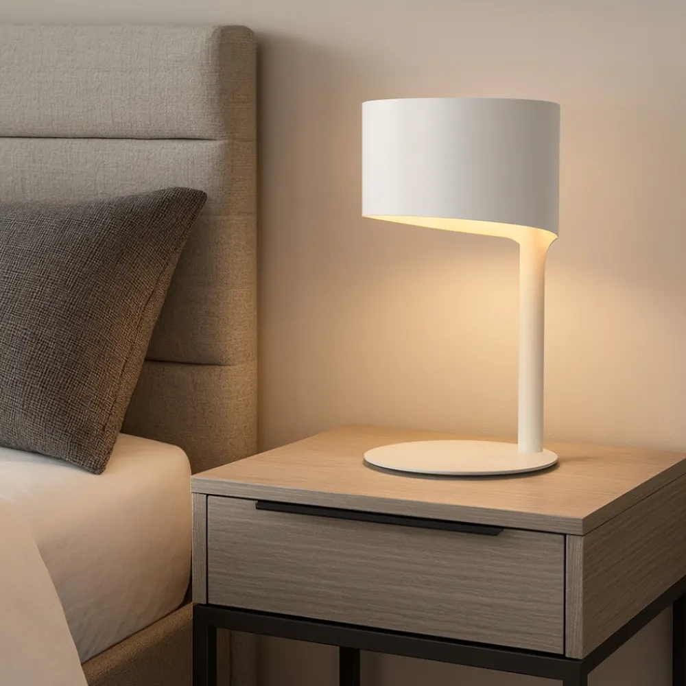 Abat Jour-Selezionato da Mazzolaluce Abat jour camera da letto bianca design moderna