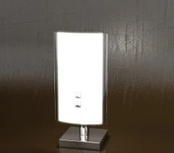 Abat Jour-Top Light Abat jour camera da letto moderna in vetro bianco shadow