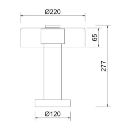 Abat Jour-Selezionato da Mazzolaluce Abat jour da comodino design oro sabbiato per camera da letto