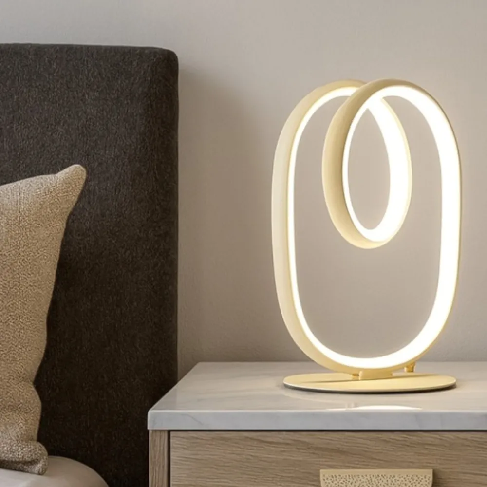 Abat Jour-Gea Luce Abat jour da comodino diva oro design moderna