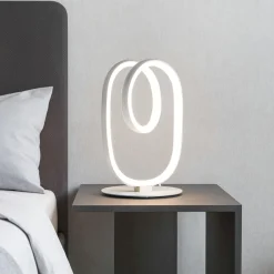 Abat Jour-Gea Luce Abat jour da comodino diva titanio design moderna