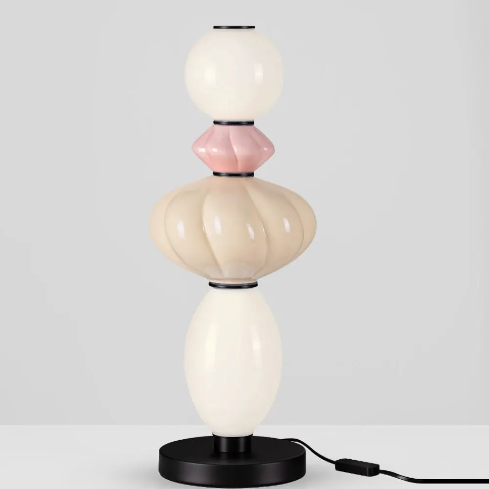 Abat Jour-Selezionato da Mazzolaluce Abat-jour da comodino lampada moderna ceramica vetro led 16w 3000k