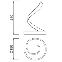 Abat Jour-Selezionato da Mazzolaluce Abat jour da comodino led design per camera da letto moderna