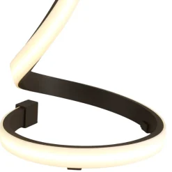 Abat Jour-Selezionato da Mazzolaluce Abat-jour da comodino moderna led marrone ossido per camera da letto