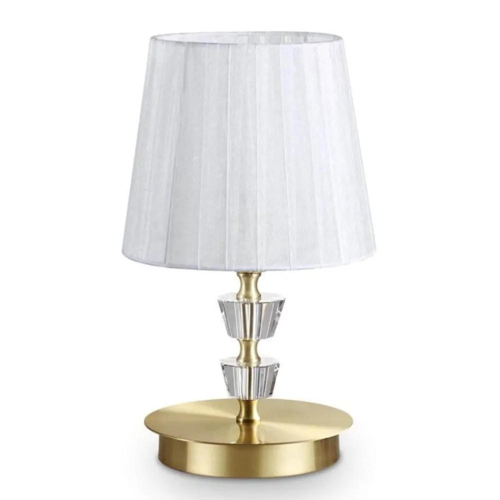Abat Jour-Ideal Lux Abat jour da comodino pegaso tl1 oro per camera da letto