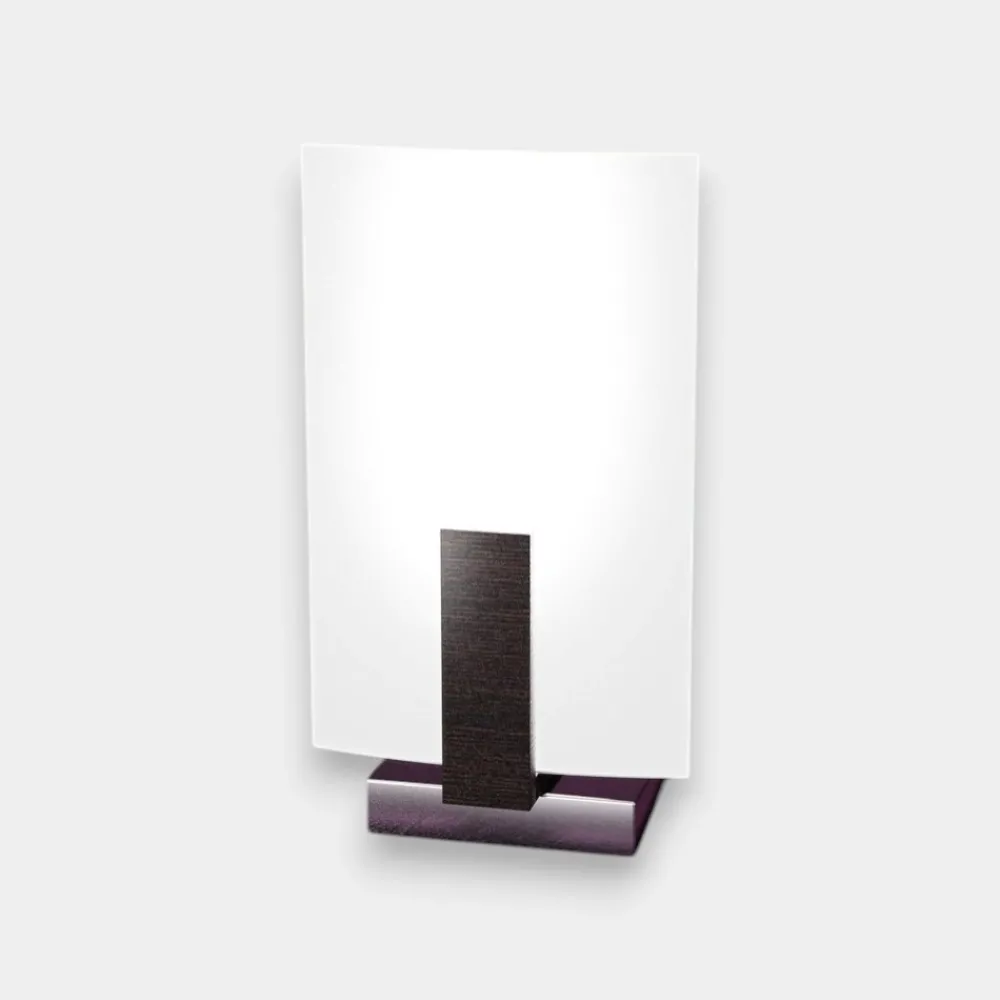 Abat Jour-Top Light Abat jour da comodino per camera da letto moderna legno wenge