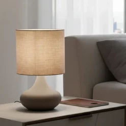 Abat Jour-Perenz Illuminazione Abat-jour da comodino perenz tortora