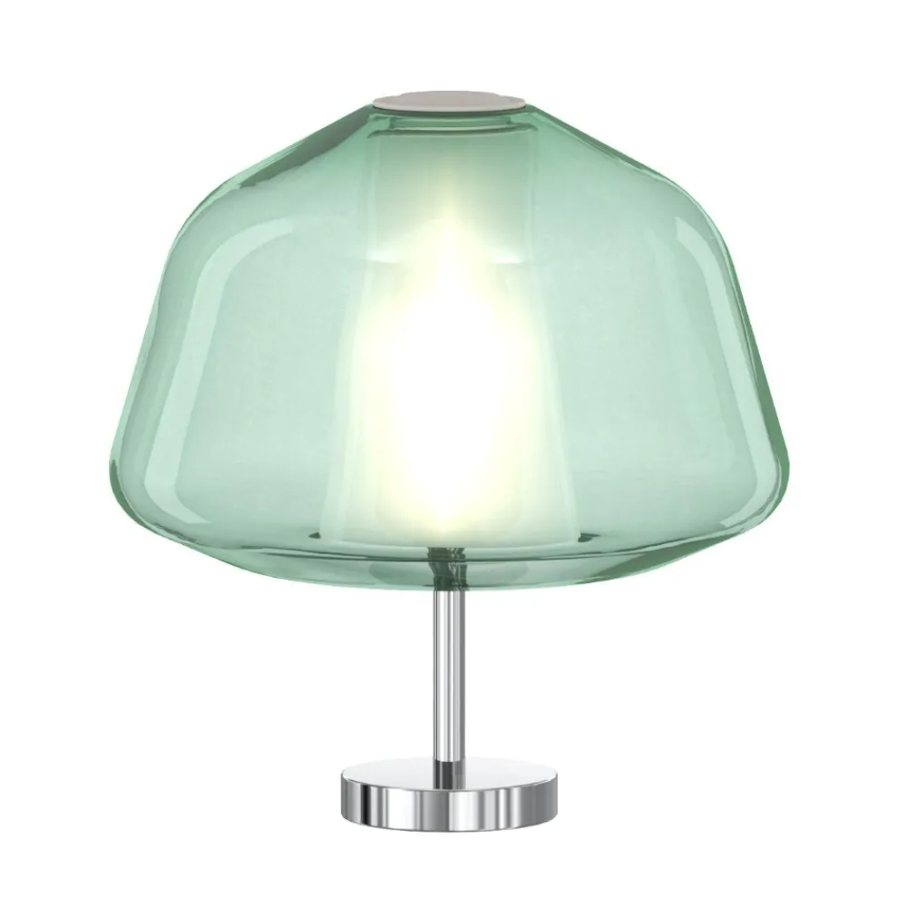 Abat Jour-Top Light Abat-jour da comodino toplight vetro verde design moderna