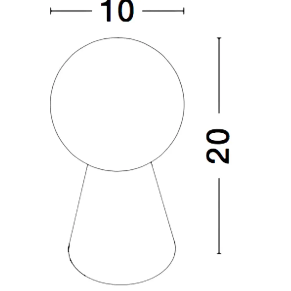 Abat Jour-Selezionato da Mazzolaluce Abat-jour di cemento per comodino camera da letto moderna