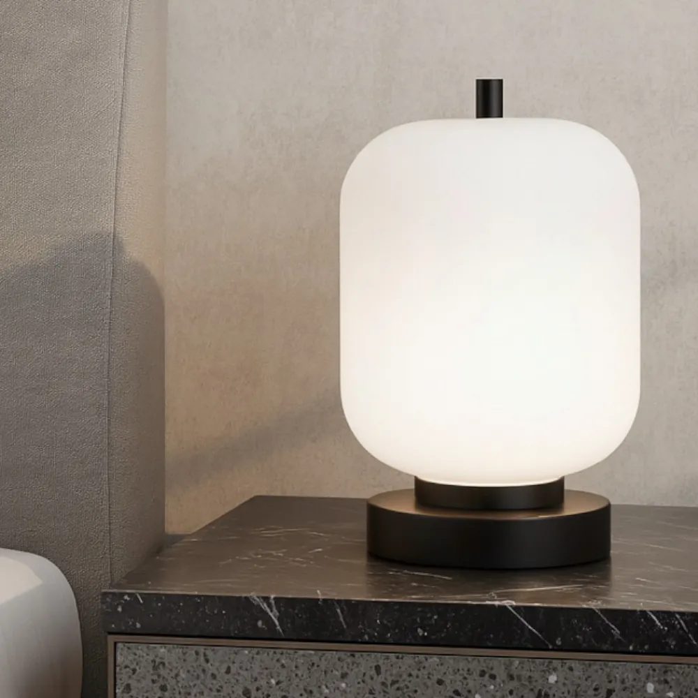 Abat Jour-Selezionato da Mazzolaluce Abat jour lampada camera da letto nera bianca per moderna