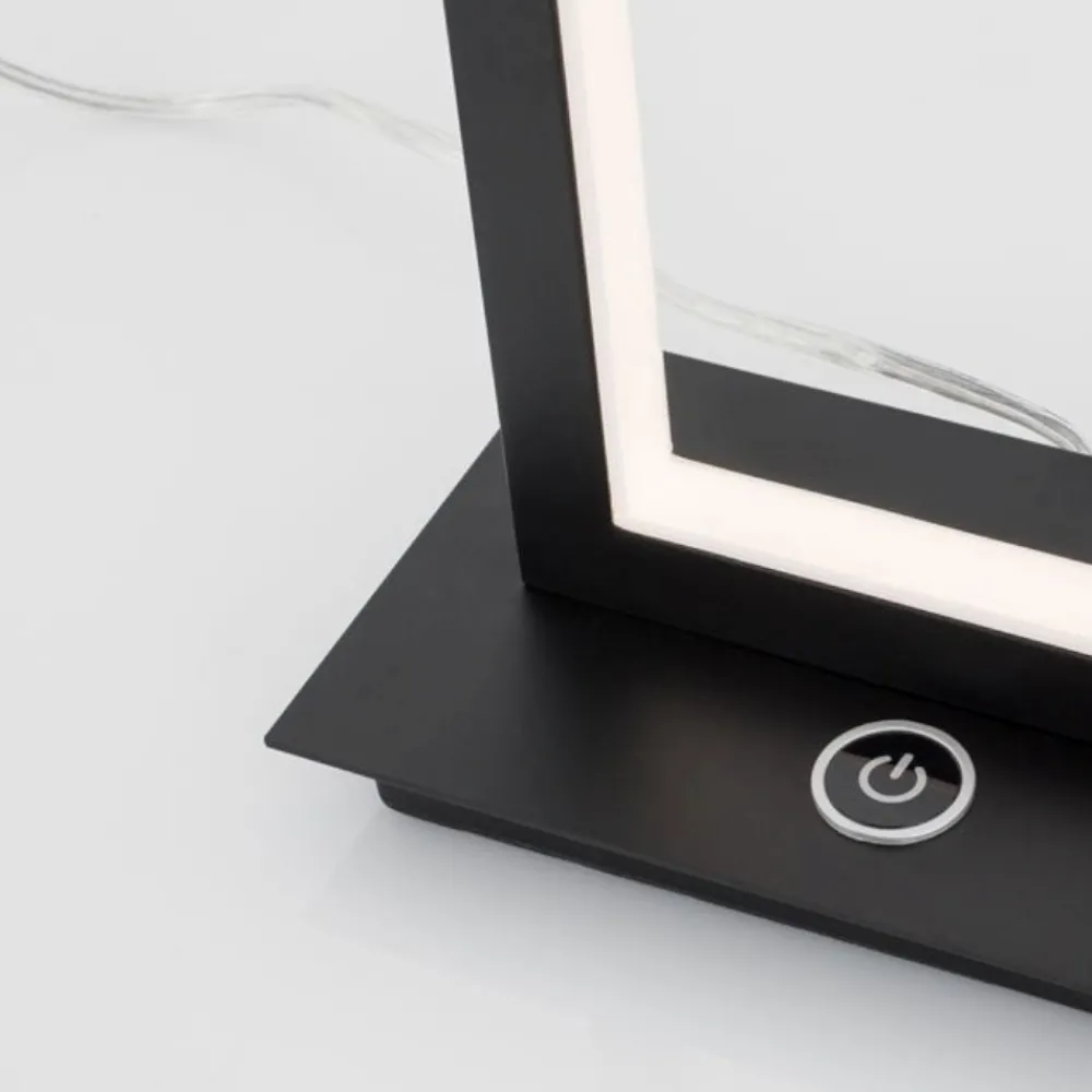 Abat Jour-Selezionato da Mazzolaluce Abat-jour lampada da comodino nera led 12w 3000k design