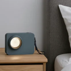 Abat Jour-Selezionato da Mazzolaluce Abat-jour lampada da comodino macchina fotografica moderna blu grigio