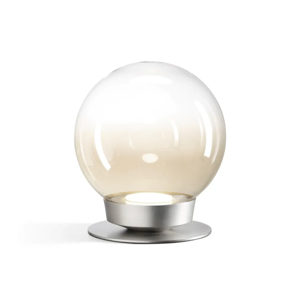 Abat Jour-Miloox Abat jour lampada da comodino sfera 25cm di vetro jotto