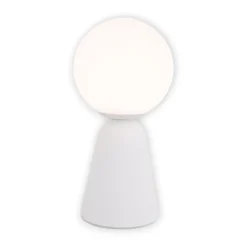 Abat Jour-Selezionato da Mazzolaluce Abat-jour lampada da comodino bianca sfera di vetro moderna