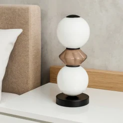 Abat Jour-Selezionato da Mazzolaluce Abat-jour lampada da comodino moderna led 3000k vetro ceramica