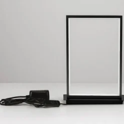 Abat Jour-Selezionato da Mazzolaluce Abat-jour lampada da comodino moderna led 3200k rettangolare nera