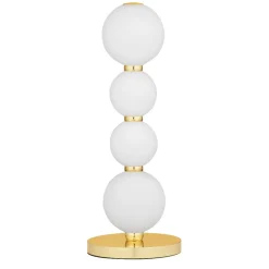 Abat Jour-Selezionato da Mazzolaluce Abat jour lampada da comodino oro sfere di vetro led 10w 3000k