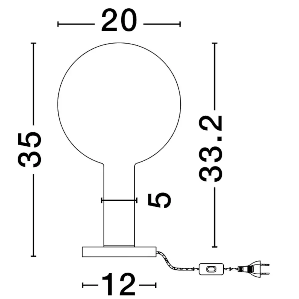 Abat Jour-Selezionato da Mazzolaluce Abat-jour lampada design sfera di vetro rosa scuro led moderna
