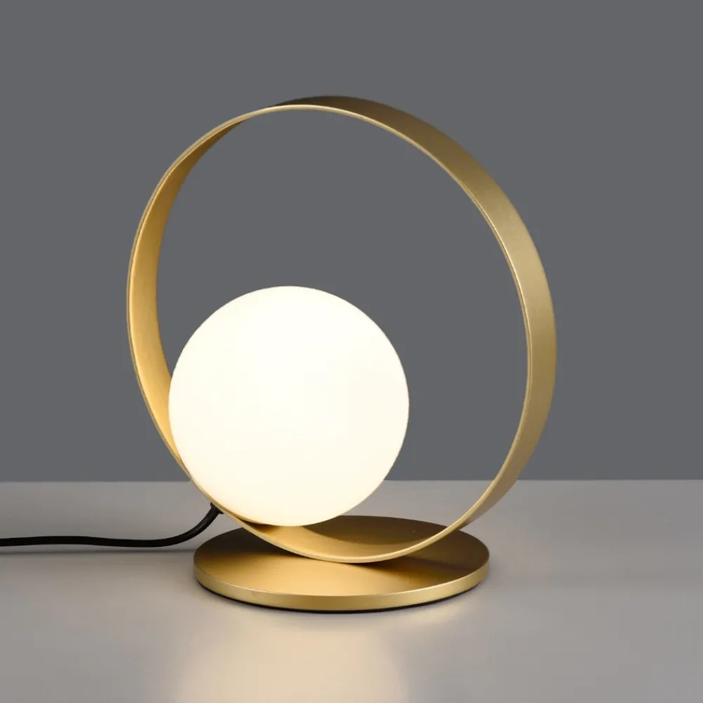 Abat Jour-Selezionato da Mazzolaluce Abat-jour lampada oro da comodino led 5w 3000k