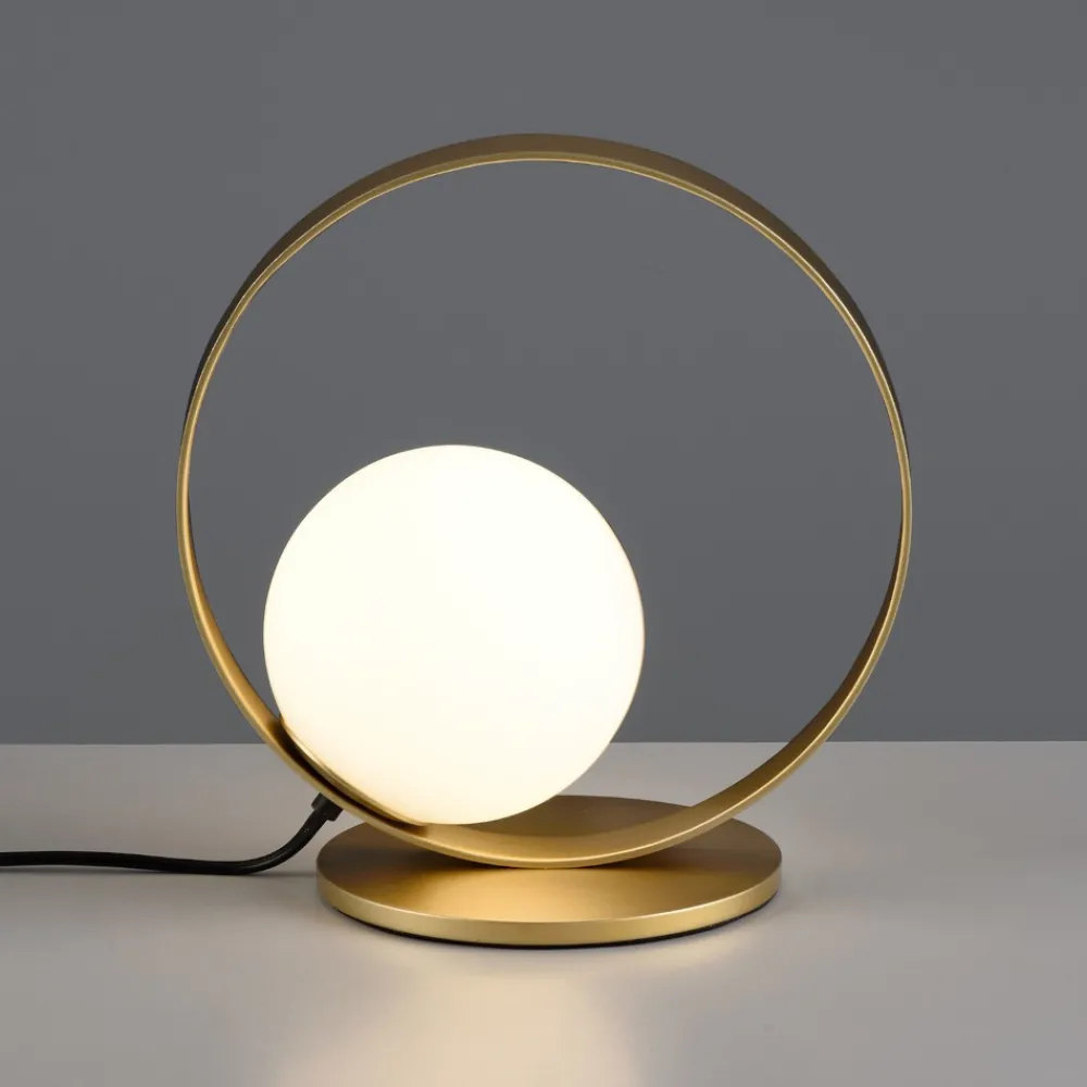 Abat Jour-Selezionato da Mazzolaluce Abat-jour lampada oro da comodino led 5w 3000k