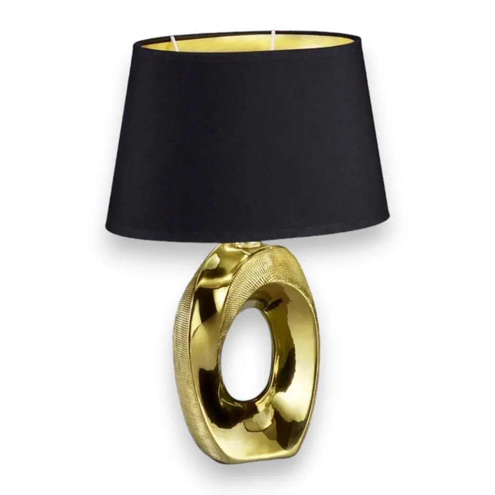 Abat Jour-Selezionato da Mazzolaluce Abat jour per camera da letto oro paralume nero