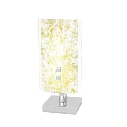 Abat Jour-Top Light Abat-jour vetro foglia oro shadow
