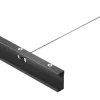 Accessori-Gea Luce Accessori kit sospensione nero con staffa unione di binari trifase