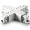 Illuminazione A Binario-Gea Luce Accessorio giunto a x per connessione elettrica meccanica binario trifase bianco