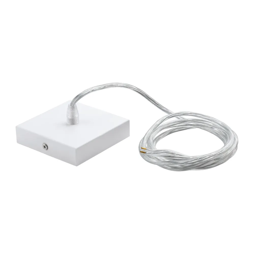 Accessori-Eglo Accessorio kit rosone e cavo elettrico bianco sospensione pannello led
