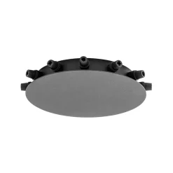 Accessori-Gea Luce Accessorio rosone 12 fori metallo nero opaco opaco
