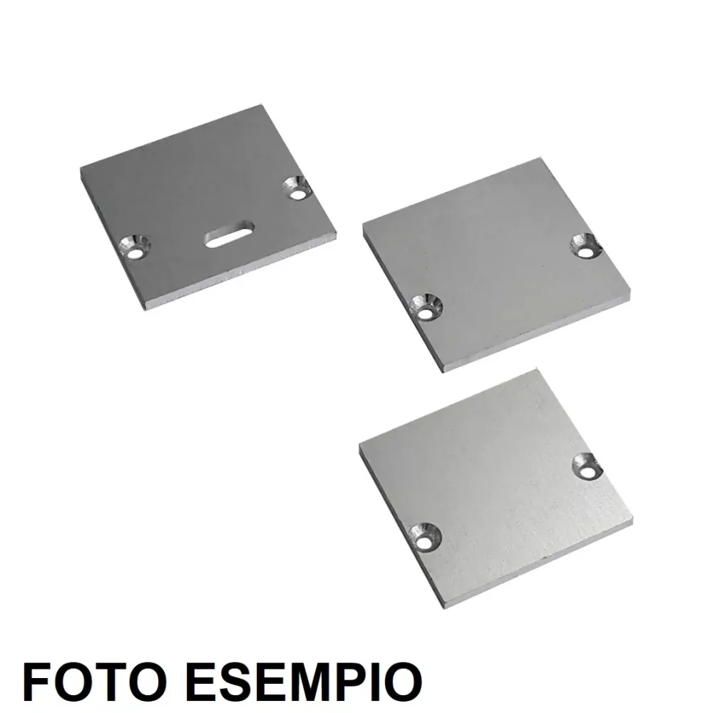 Strisce Led-Selezionato da Mazzolaluce Accessori tappi di chiusura 3pz grigio per diffusore alto profilo strip