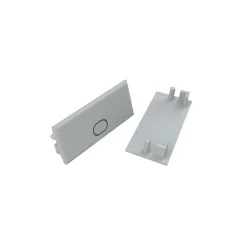 Strisce Led-Selezionato da Mazzolaluce Accessori tappi di chiusura plastica grigia per profilo basso strip led