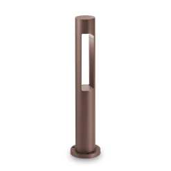 Lampioni Da Giardino-Ideal Lux Acqua pt1 lampione per esterno ip44 marrone