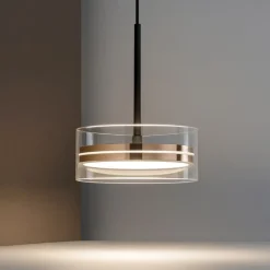 Lampade A Sospensione-Perenz Illuminazione Aere perenz lampada a sospensione oro rosa led 3000k moderna