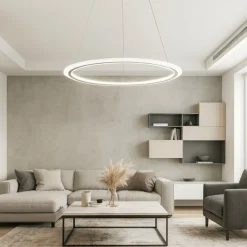 Lampadari Moderni-Affralux acryled lampadario anello led 23w 3000k