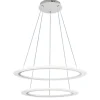Lampadari Moderni-Affralux acryled lampadario led modello doppio anello 36w 3000k