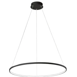 Lampadari Moderni-Affralux aluring lampadario moderno led 3200k nero