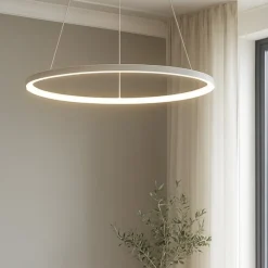 Lampadari Moderni-Affralux aluring lampadario moderno 26w cerchio bianco
