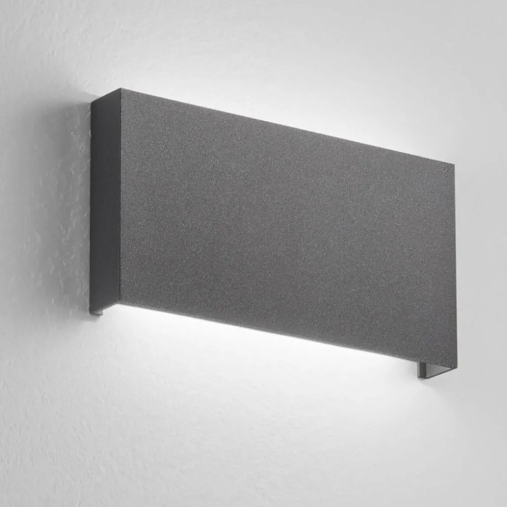Applique Da Esterno-Affralux applique da esterno moderna antracite 20w 3000k 4000k