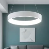 Lampadari Moderni-Affralux band diodi cerchio bianco 80cm lampadario moderno da soggiorno