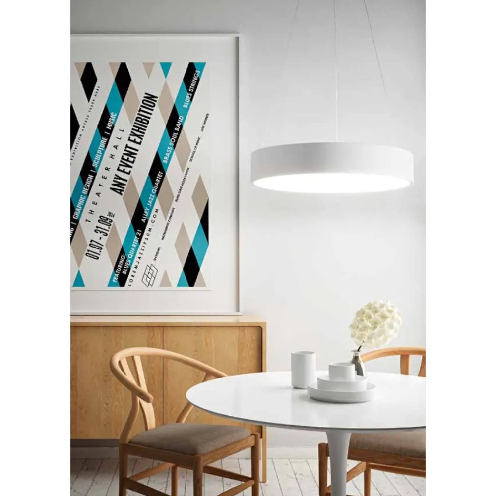 Lampadari Moderni-Affralux band diodi 108cm lampadario led 136w 3000k bianco