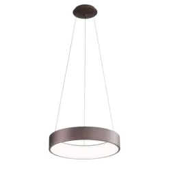 Lampadari Moderni-Affralux band diodi 80cm lampadario cerchio marrone caffe