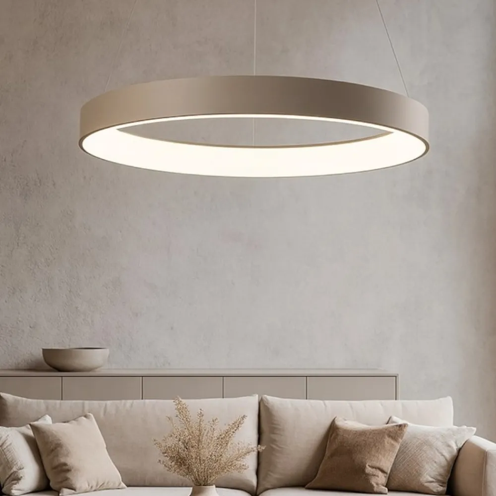 Lampadari Moderni-Affralux band diodi lampadario led cerchio sabbia 108cm