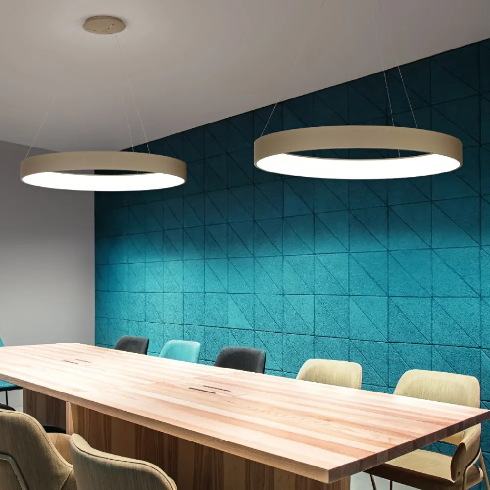 Lampadari Moderni-Affralux band diodi lampadario led cerchio sabbia 108cm