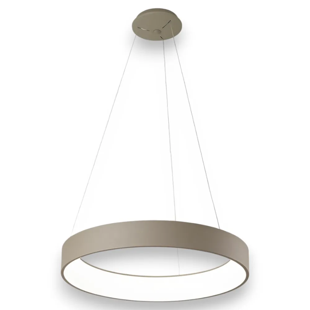 Lampadari Moderni-Affralux band diodi lampadario led 90w cerchio sabbia moderno