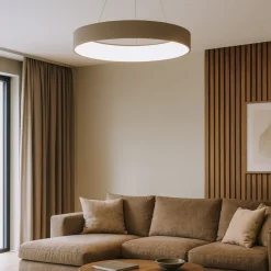 Lampadari Moderni-Affralux band diodi lampadario led 90w cerchio sabbia moderno