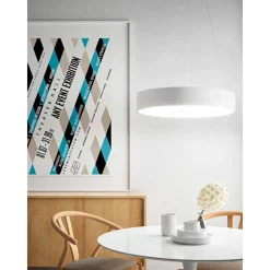 Lampadari Moderni-Affralux band diodi lampadario 60cm cerchio bianco led 3200k