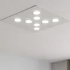 Plafoniere Moderne-Affralux flet grande plafoniera led bianca moderna quadrata