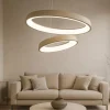 Lampadari Moderni-Affralux lampadario diodi sabbia led 82w 3200k cerchi per soggiorno