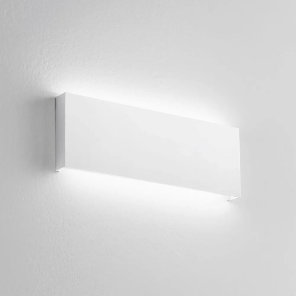 Applique Da Esterno-Affralux wally applique esterno bianco 30w 3000k 4000k moderna